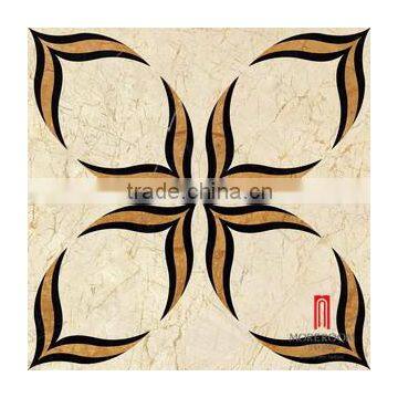 Foshan new flower tiles design polished porcelain marble Tile