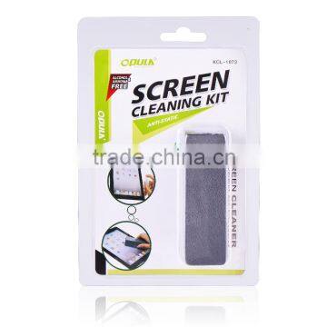 factory price opula 2 in1 screen repair cleaning spray cleaner kit with cleaner, brush and cloth with MSDS