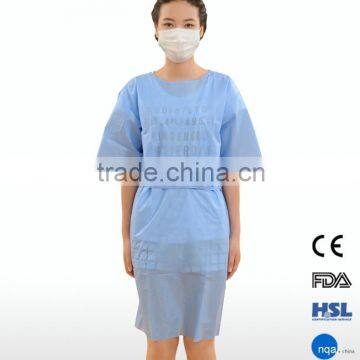Shot Cuffs Blue Disposable Sterile Gown/Surgical gown/Hospital Gowns