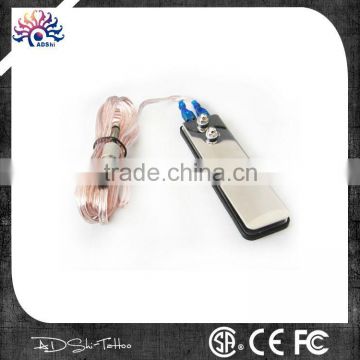 Permanent makeup tattoo foot swicth Stainless steel tattoo machine hydraulic foot pedal