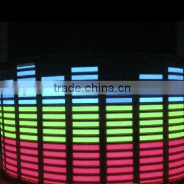 High Quality LED equalizer sticker, Car Sticker Music Rhythm LED Flash Light Lamp Sound Activated Equalizer