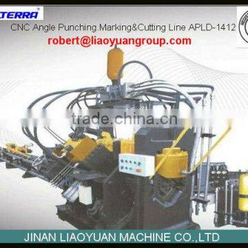 Automatic CNC Punching marking and shearing machine for angle sheets APLD-1412