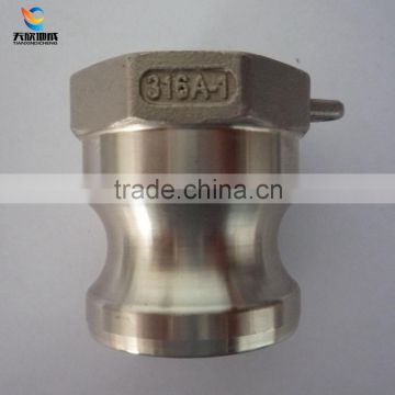 Stainless steel oil/gas quick coupling/ customized accepted