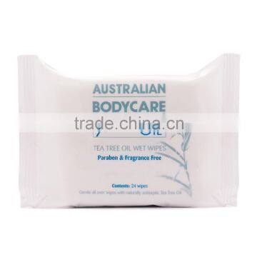 disposable body care cosmetic wipes