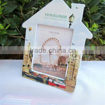 wholesale fashion funny wedding beautiful wooden house shaped photo frame