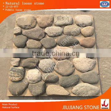 Natural pebble paving loose stone for exterior wall cladding