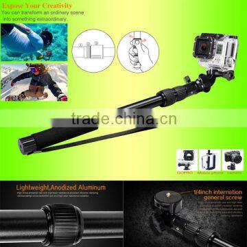 Fully aluminum underwater useful for go pro pole and go pro mount