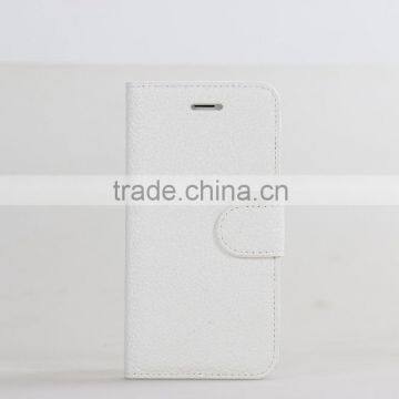 LZB litchi grain leather flip case cover for Huawei G630 with PC/TPU inside