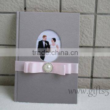 Custom Handmade Wedding Guest Book With Photo Frame of Wedding Accessories