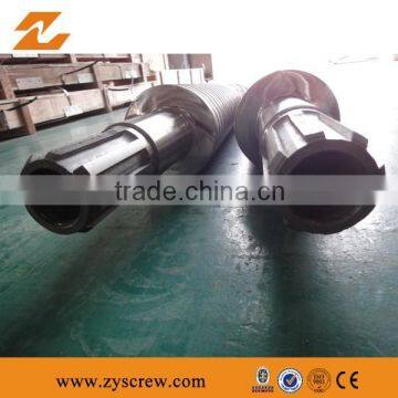 extrusion machine screw cylinder/conical twin screw barrels//twin screw and barrel