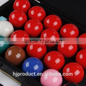 52.5mm(2-1/16") Standard size High quality resin Superior quality case set Crystal Snooker ball/ Factory promotion