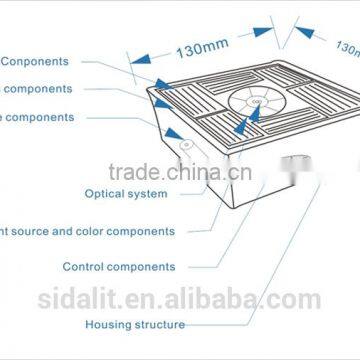 Starlight Hexagon Lithium Battery Park Solar Place Lightings photo-4