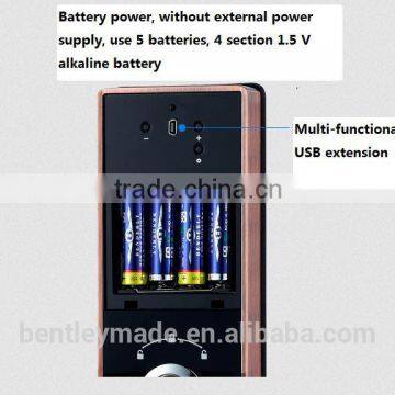 single latch fingerprint lock