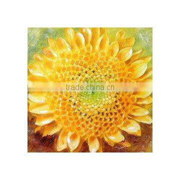 Canvas flower oil painting