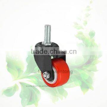 Light Duty Industrial Caster Black Polyurethane Wheel Small Caster photo-2