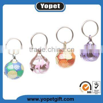 Colorful Pet Accessories Vacuum Plating Cat Bell Charm For Wholesale photo-5