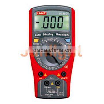 Economical Portable Digital Multimeter, AC/DC/Resistance/Capacitance/Inductance/Temperature UT50D