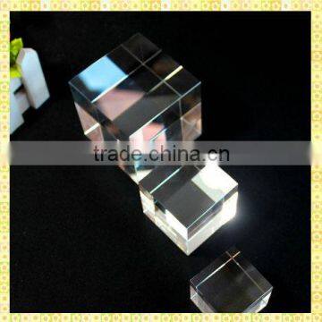 New Designed Blank Crystal Quartz Cube For Engraving Gifts