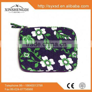 Hot Sale Cotton Bright Quilted Textile Printing Insulated Women's Oem Laptop Bag photo-2