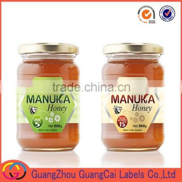 Guangzhou manufacture can bottle vinyl sticker self-adhesive labels stickers