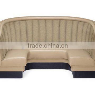 restaurant U shape sofa leather restaurant booth