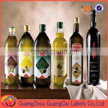 High quality custom logo cheap bottle sticker self-adhesive labels stickers