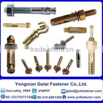 Various Wedge Anchor,3PCS/4PCS Fix Bolts With Washer, With Eye or Hook Bolts in Good Quality