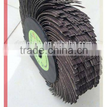 grit abrasive polishing wheel for metal surface finishing