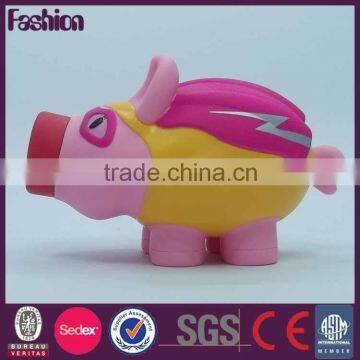 2015 Hotplastic pig shape piggy bank for adult