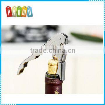 Promotional Metal steel Corkscrew Wine opener with logo engraved