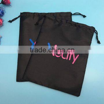 Custom Design Nylon Drawstring Pouch With Logo