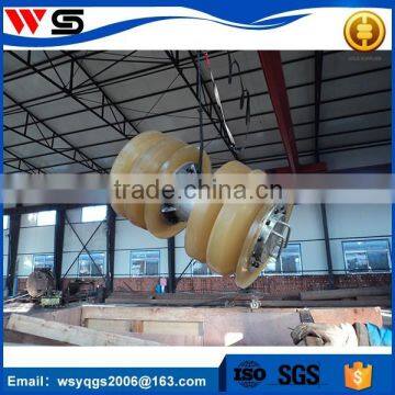 under construction piping impurity cleaning cup scraper tool pig