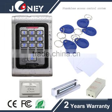 China Gold Supplier Metal Keypad RFID Card Door Lock low cost Biometric Access Control system