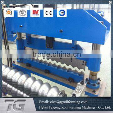 High quality corrugated aluminium metal roof panel roll forming machine