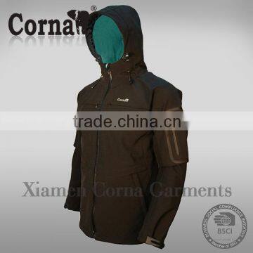 Customized logo hoodie waterproof polyester customize your own winter jacket