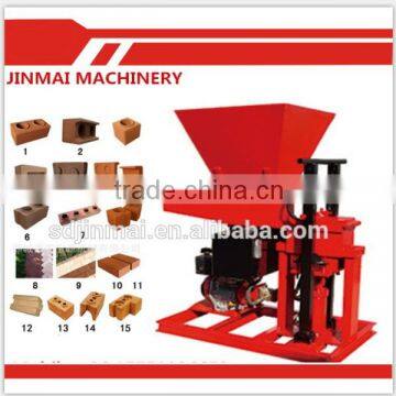 QT1-15 Interlocking soil brick making machine