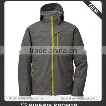 customized men's clothes , garments , cheap jacket softshell zipper