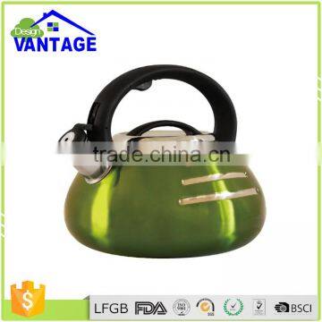 Capsulated bottom tea kettle stainless steel whistling kettle for induction cooker