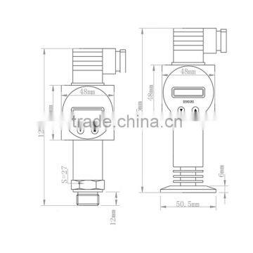 TP-CDSH12 Date Display Sanitary and Hygiene Flat Diaphragm Sanitary Pressure Transmitter photo-3