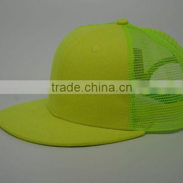 Custom Cheap flat bill blank trucker cap