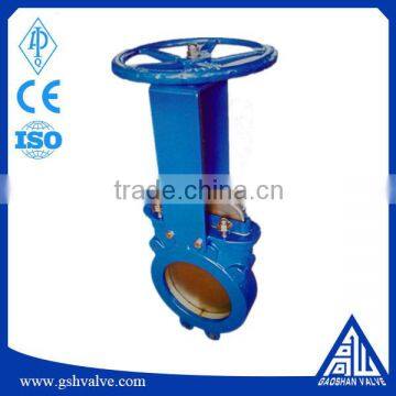 Manual cheap stainless steel disc type wafer knife gate valve