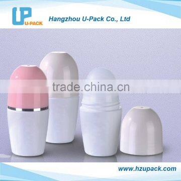 Eco-friendly Special Shape 50ml Deodorant Roll on Ball Bottles Plastic Packaging