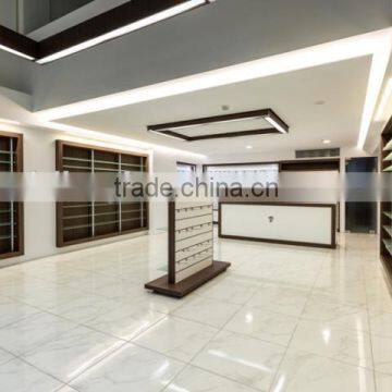 Green And White Color MDF Made Pharmacy Shelves photo-5