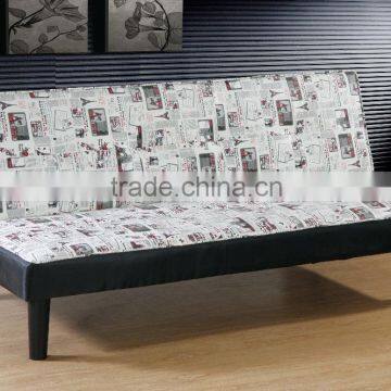 Wholesale high quality leather foldable sleeping sofa bed