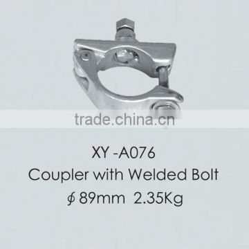 standard chinese zinc forged or pressed scaffolding tube half coupler/clamps