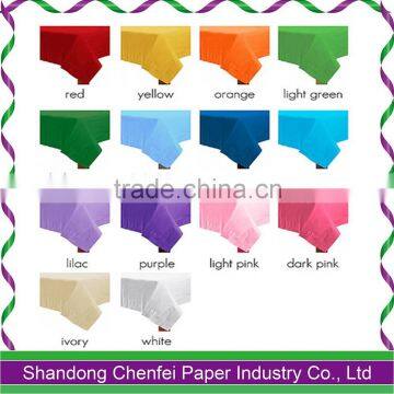 Brown Paper Tablecloths and table runners