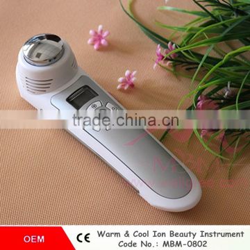 Discount Price! Ionic beauty instrument facial care cool&warm beauty equipment