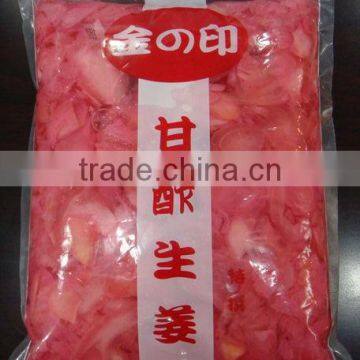 Meet EU ,Russia standard sweet taste high quality sushi pink ginger