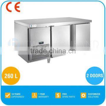 Counter Top Freezer, Under Counter Refrigerator Freezer with CE Approved, 260 L