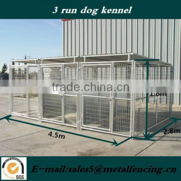 wholesale Large outdoor dog cages, welded wire dog kennel / pet enclosure.